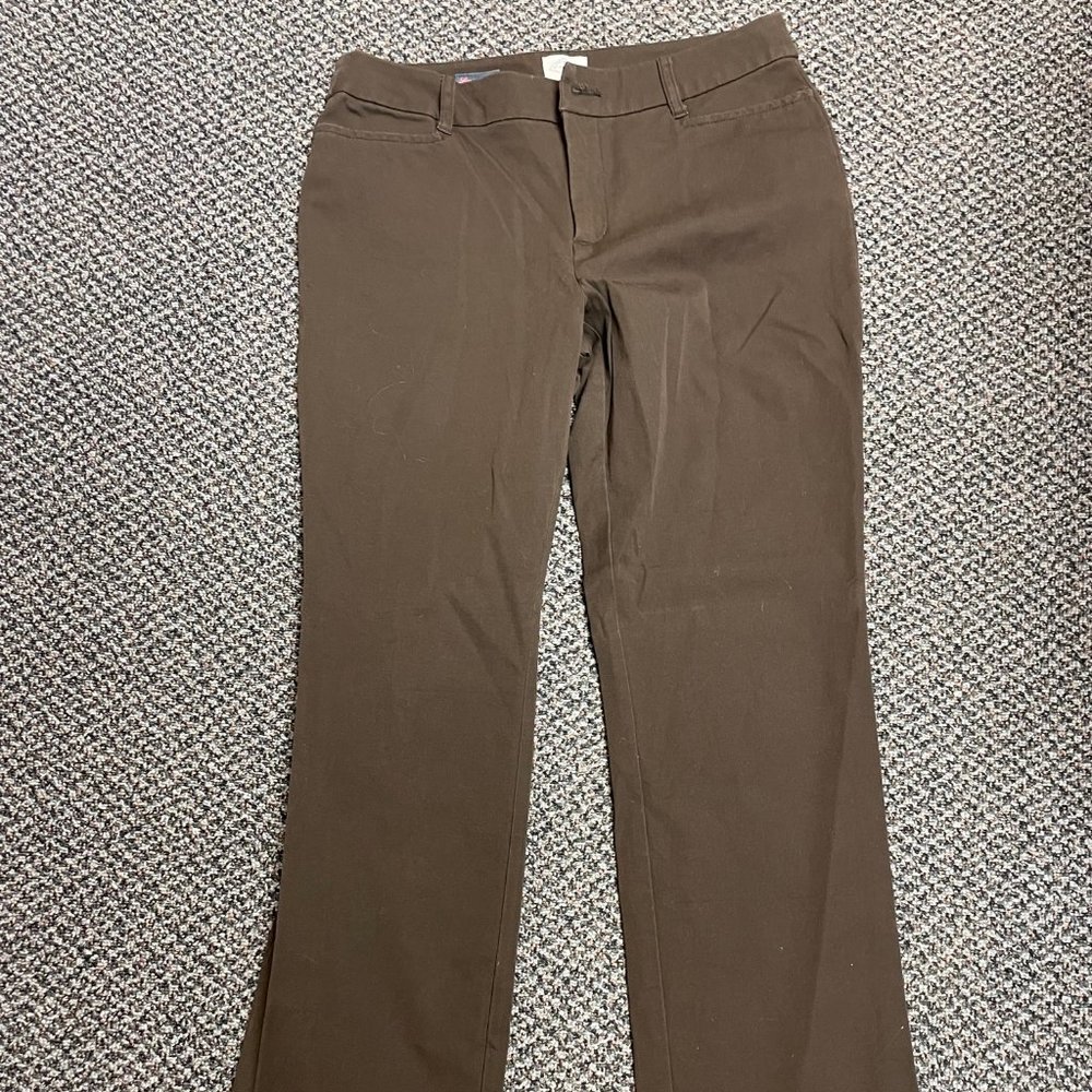 Women's St. John Bay Brown dress pants